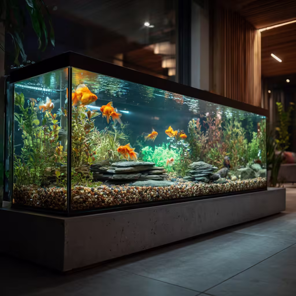 インテリアでオシャレなアクアリウムレンタル