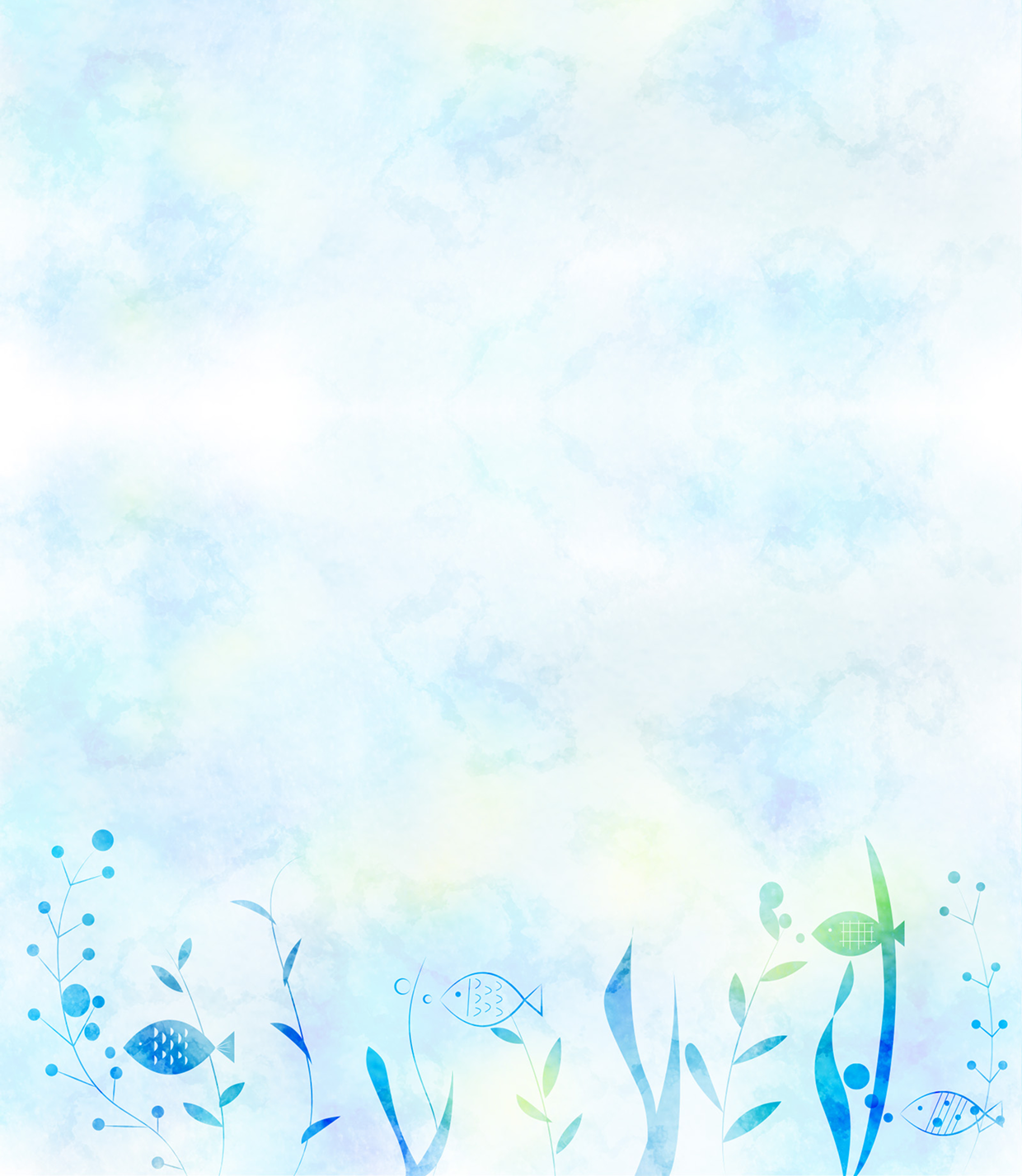 アクアリウムイラスト背景