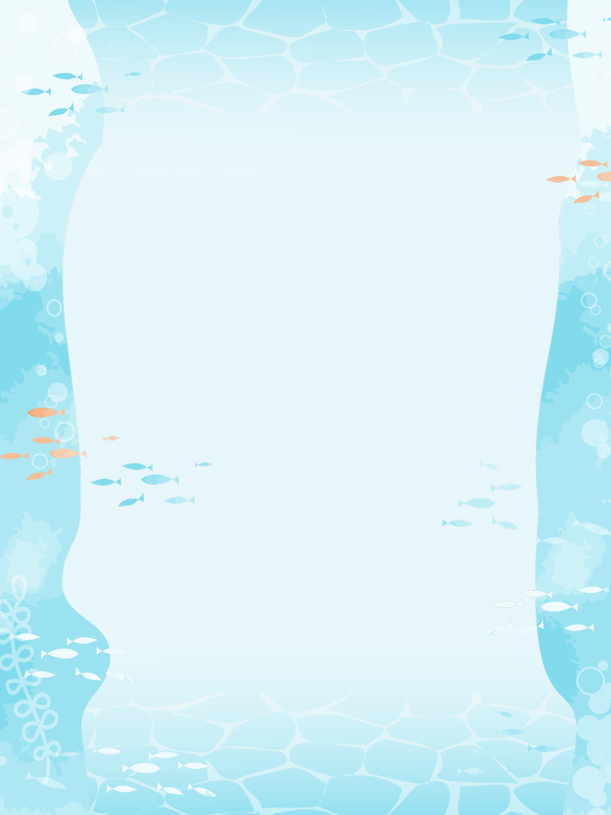 アクアリウムイラスト背景