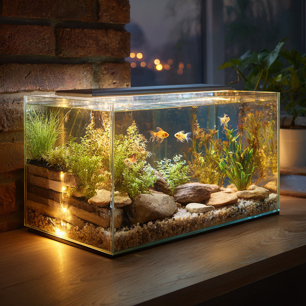 インテリアでオシャレなアクアリウムレンタル